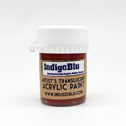 Artists Translucent Acrylic Paint - Red Oxide (20ml)